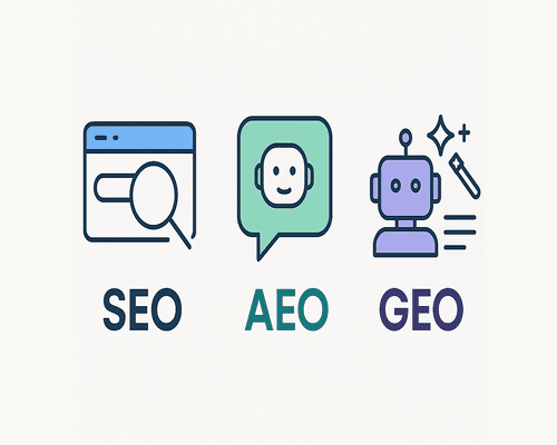 SEO vs AEO vs GEO